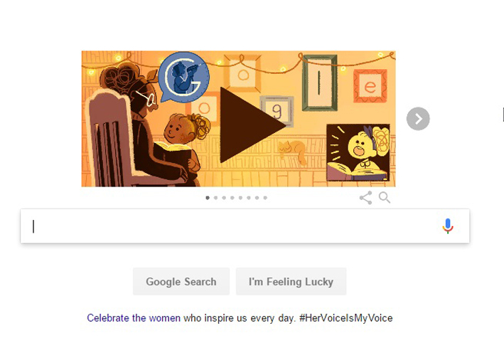محرك البحث جوجل يحتفل بالمرأة في يومها العالمي