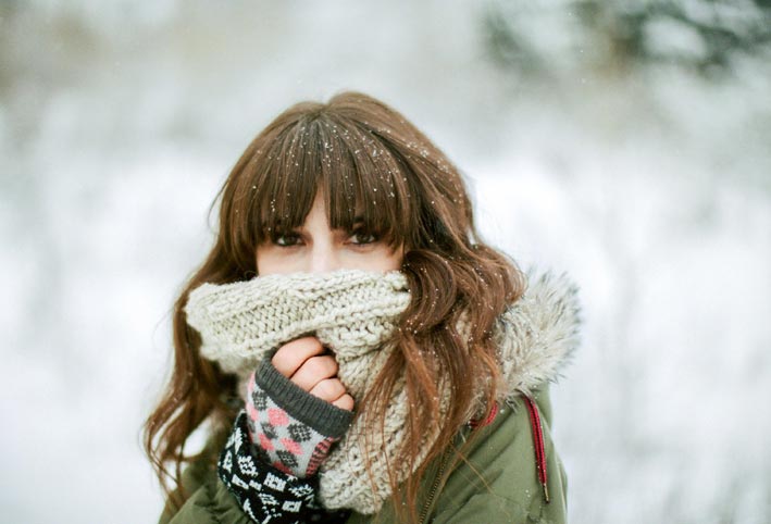 خمس نصائح للقضاء على مشاكل الشعر فى الشتاء