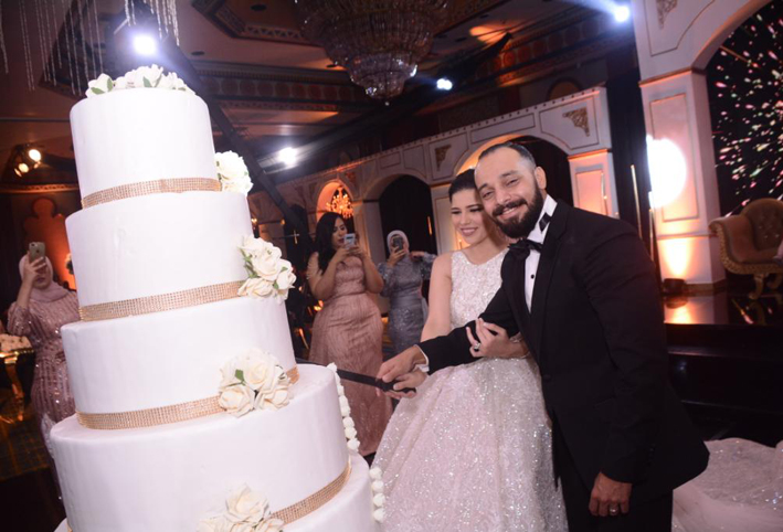 بالصور .. الليثى وسعد يشعلان حفل زفاف وائل الجيزاوى