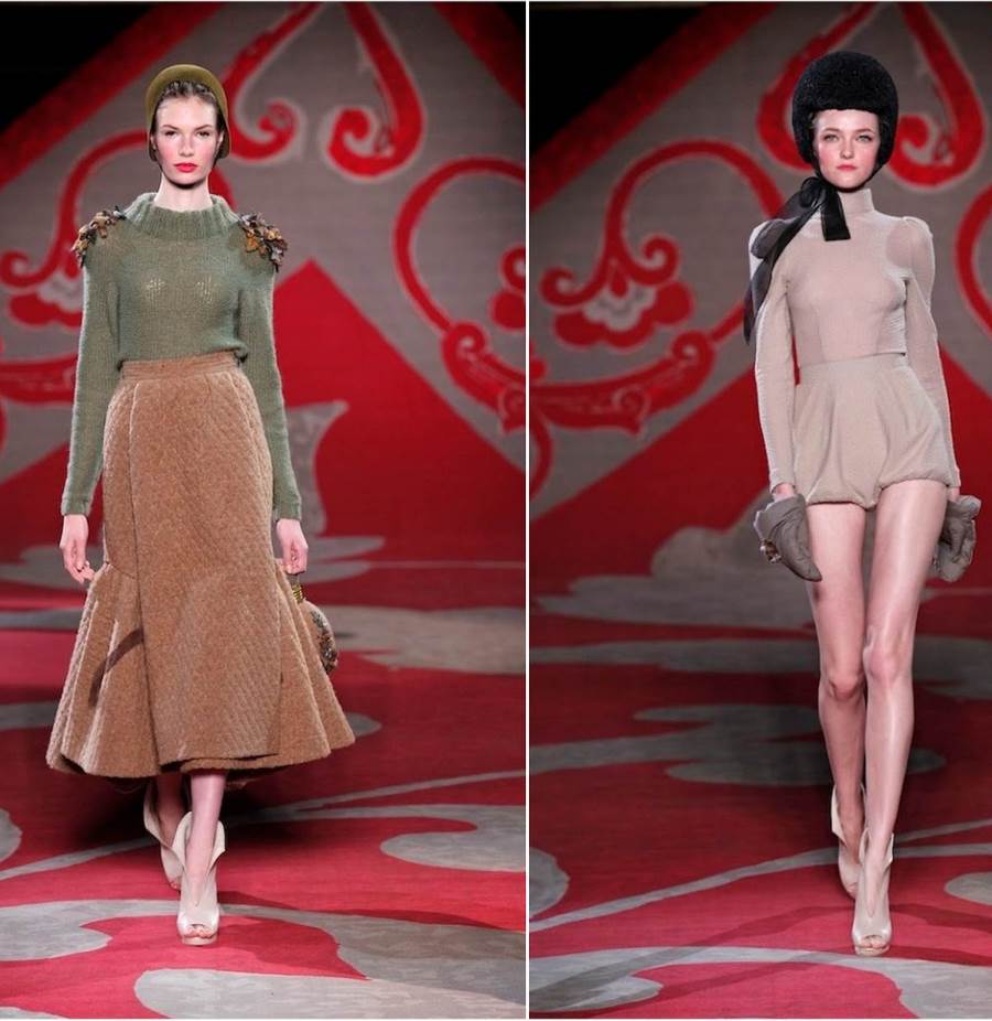  خريف دافيء جدا مع أزياء Ulyana Sergeenko Fall 2012