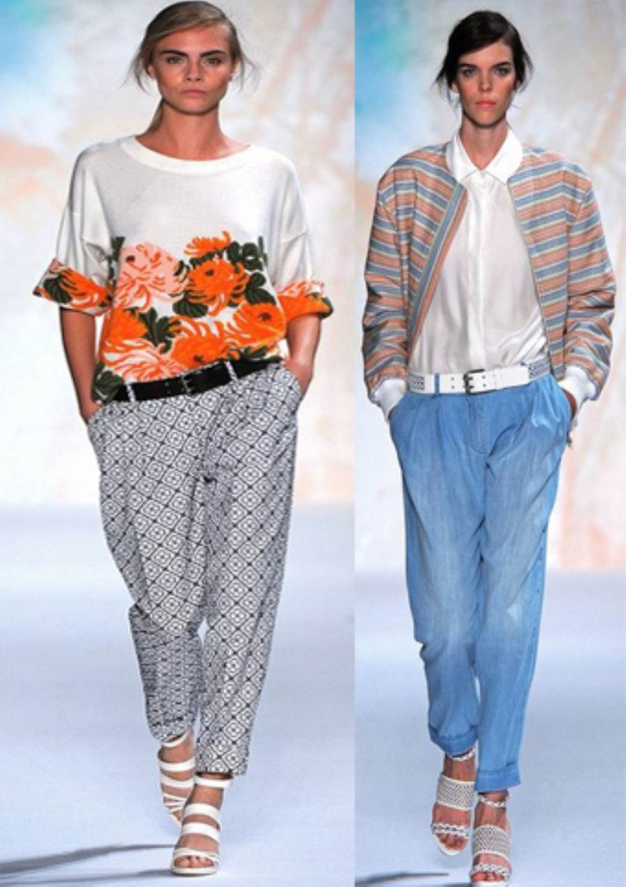 طلة سيدات هاواي في مجموعة Paul & Joe spring 2013 