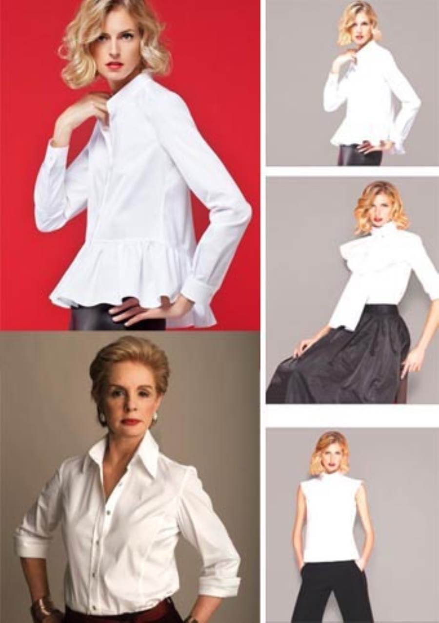 القميص الأبيض .. أيقونة تصميمات كارولينا هيريرا