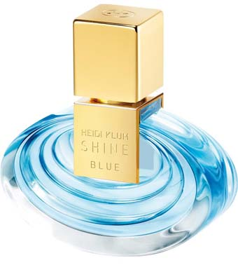 بريق السماء مع عطر Heidi Klum Shine Blue