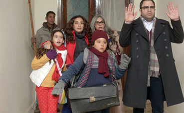 هند صبري في أحد مشاهد المسلسل