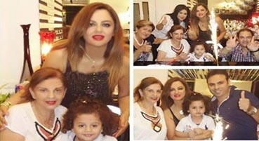 شاهد احتفال باسكال مشعلاني بعيد ميلاد والدتها