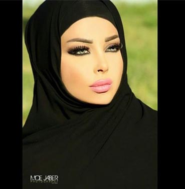  بالصور .. شقيقة هيفاء وهبي ترتدى الحجاب   