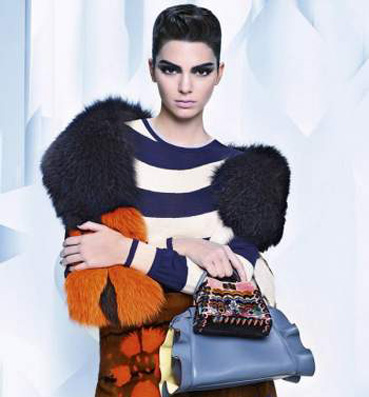 كيندل جينر في حملة إعلانية مبهرة لـ Fendi