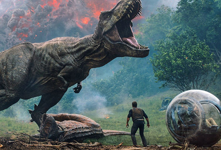 Jurassic World : Fallen Kingdom يتصدر إيرادات السينما في أمريكا الشمالية