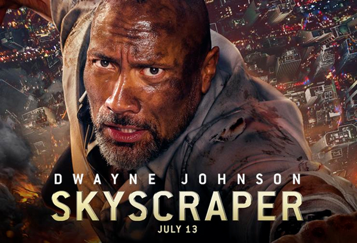  182 مليون دولار إيرادات فيلم دوين جونسون "Skyscraper"