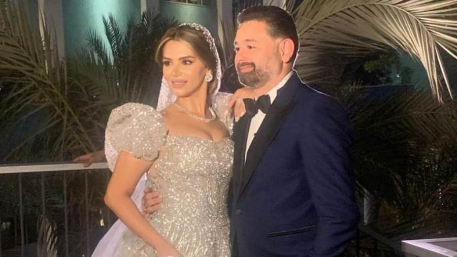 أمير شاهين وزوجته