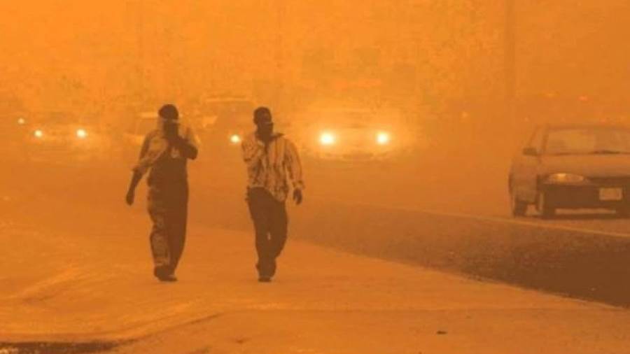 العاصفة الترابية