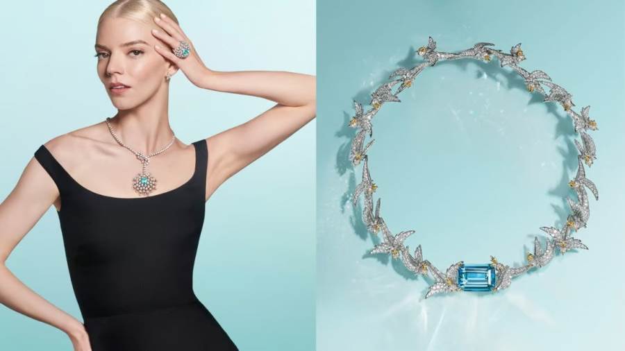 أنيا تايلور جوي تتألق بحملة .Tiffany & Co الجديدة