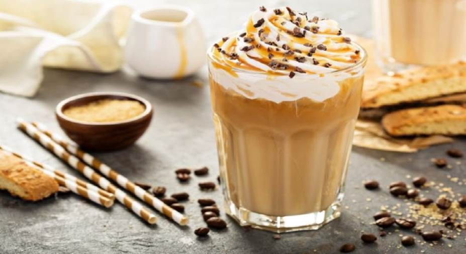 طريقة عمل لاتيه القهوة الباردة بالنوتيلا