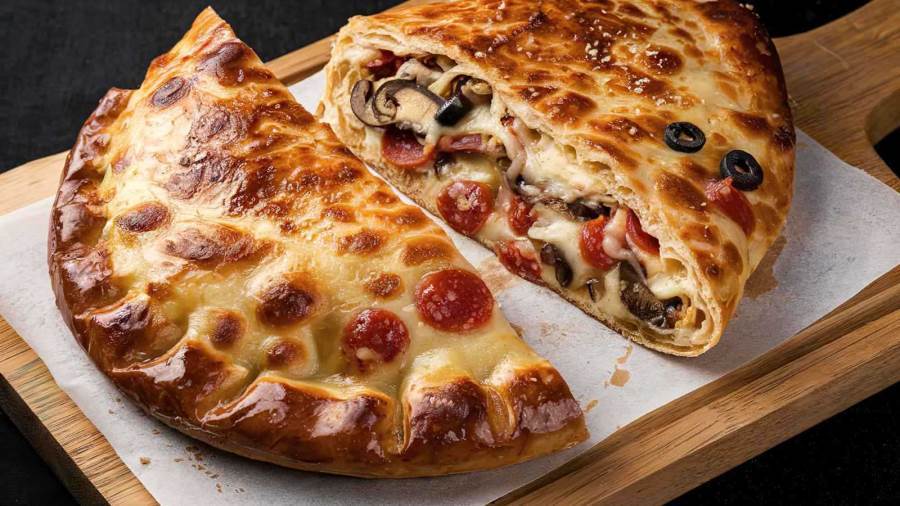 طريقة عمل الكالزوني الإيطالية بحشوة الجبن والخضار