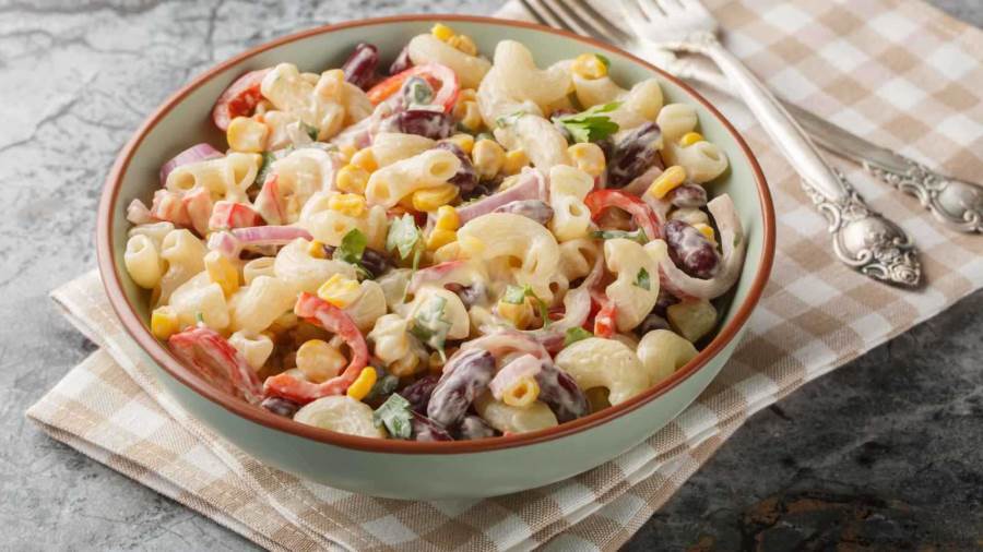 طريقة عمل سلطة الباستا بالمايونيز بأسهل الخطوات