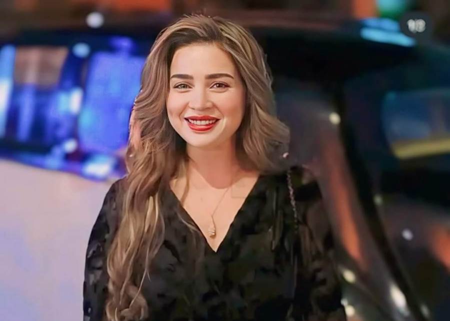 مي عز الدين تحتفل بعيد ميلادها مع زوجها