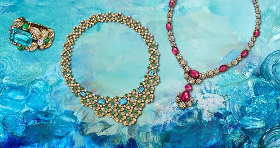 اكتشفي تفاصيل مجموعة مجوهرات Summer Blue Book  2026من .Tiffany & Co