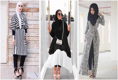 عروض أزياء .. بالأبيض والأسود مع ندرة للإضاءة