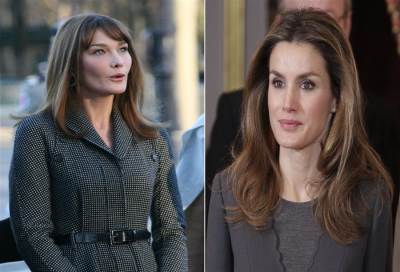 كارلا ساركوزي والأميرة الإسبانية ليتيسيا.. لقاء الجمال والأناقة