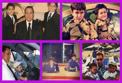 بغياب الرئيس مبارك .. أسرته والمصريون يودع حفيده إلى مثواه الأخير