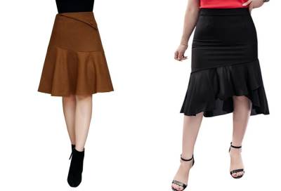 إظهري أنوثتك بإرتداء التنورة ذات الخصر المرتفع