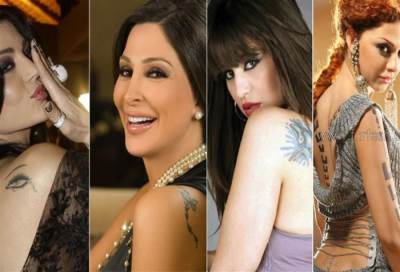 الوشم وقصة الشعر والحلق أبرز إكسسوارات الفنانين