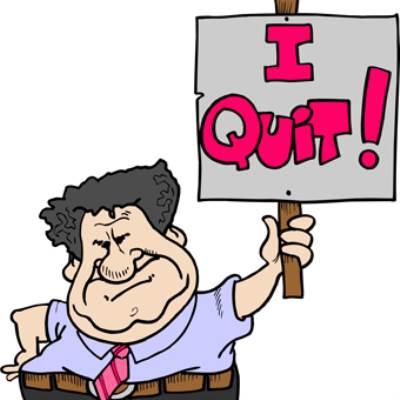  هل تعتقد أنه قد حان الوقت المناسب للاستقالة؟ 