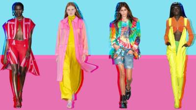 أجمل وأرق ملابس الربيع بالنقوش الفسفورية