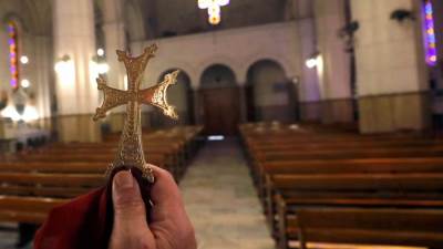 إجراءات أمنية مشددة بصلاة القداس بكنائس سيناء وشرم الشيخ 