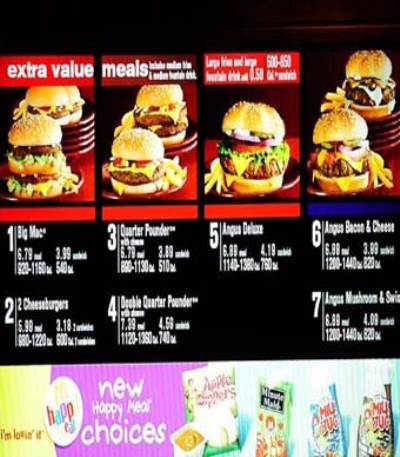 هل تعلمين كم التمارين الرياضية التي عليك القيام بها بعد تناولك الـ Big Mac؟