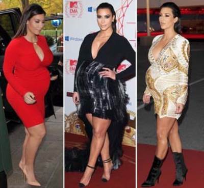 كيم كارداشيان تكشف جنس جنينها على الهواء