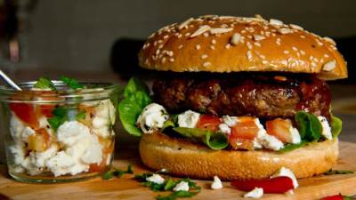 البرجر على الطريقة الهندية