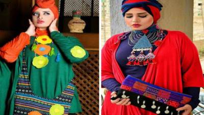 بالصور .. مصممة حلى تقدم مجموعة إكسسوار لتغيير شكل الملابس