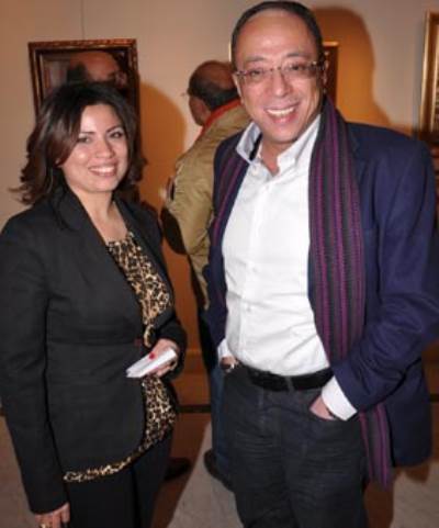 بالصور .. معرض مصر بلدنا كلنا للفنان فريد فاضل بحضور لبنى عبد العزيز