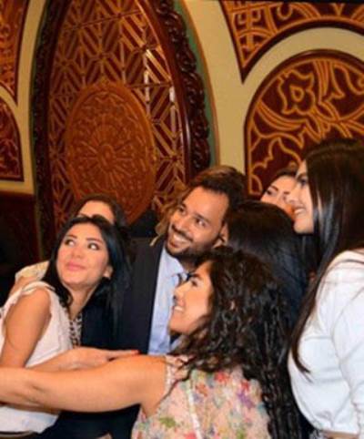أيتن عامرومي كساب وبوسي يحتفلون بعقد قران "ريهام عاصم"