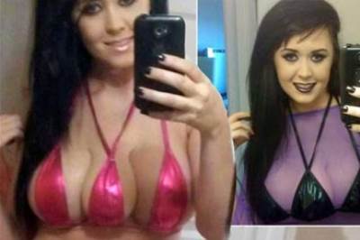 بالصور .. فتاة تجرى عملية لاضافة ثدى ثالث لصدرها لرغبتها فى النجومية