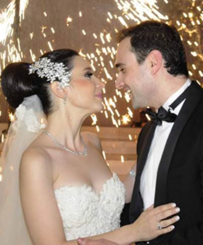  الجنزورى ووزراء وسفراء وفنانين في زفاف إسماعيل رشدان ولمياء مرزوق 