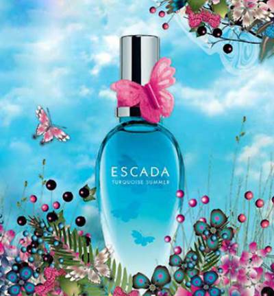 انطلقي مثل الفراشة مع عطر الصيف Escada Turquoise Summer