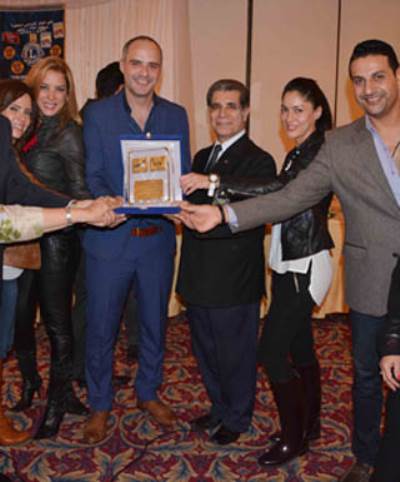 بالصور .. ندوة ابطال مسلسل هبة رجل الغراب