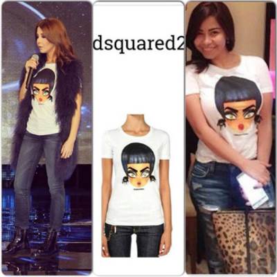 صورة شيرين عبد الوهاب ونانسي عجرم بنفس الـ"تي شيرت"