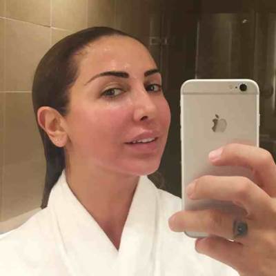 صورة : هكذا أطلت جويل مردينيان على متابعيها بعد الاستحمام