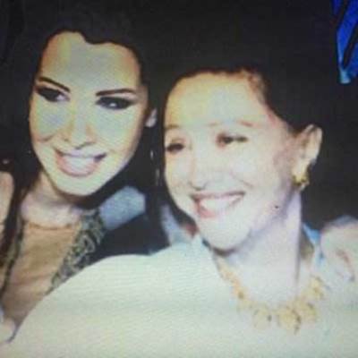 صورة نادرة جمعت نانسي عجرم مع الراحلة فاتن حمامة