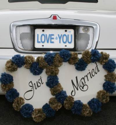  أفكار مبتكرة لتزيين سيارة زفافكِ
