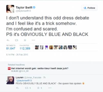 «الفستان المجنون» يشعل شبكات التواصل الإجتماعي