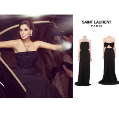 بالصور .. إطلالة إليسا في غاية الجمال بثوبها الأسود