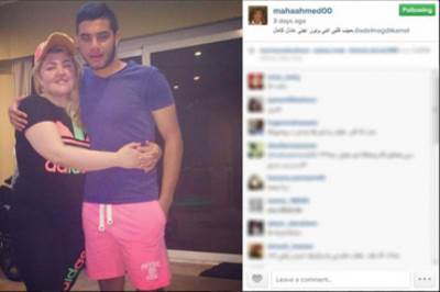  مها أحمد تتباهى بابنها عبر الإنستجرام
