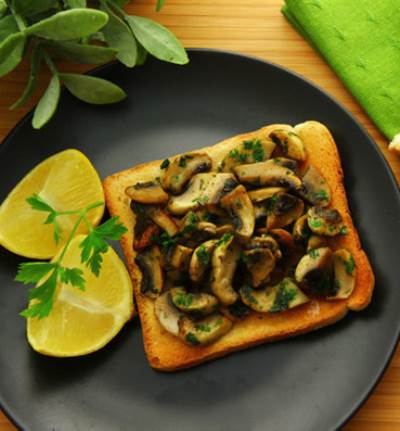 طريقة تحضير (توست المشروم) الفرنسي الرائع