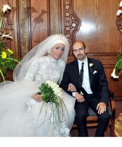 بالصور .. زفاف وعقد قران هند وابراهيم