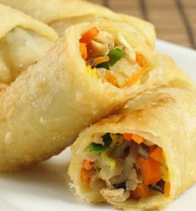 سبرنغ رولز بالسمك