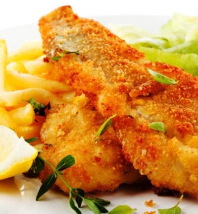 فيليه السمك مع الخضار